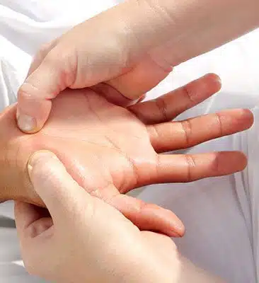 Reflexná masáž ruky