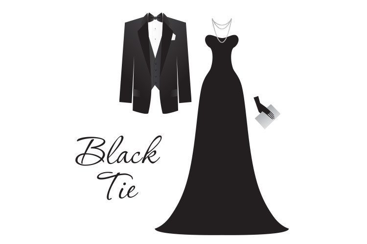 black tie - dress code