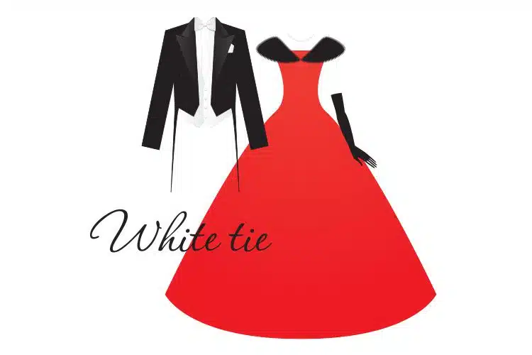 white tie - dress code